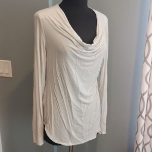BCBG Cowl Blouse Size L NWOT